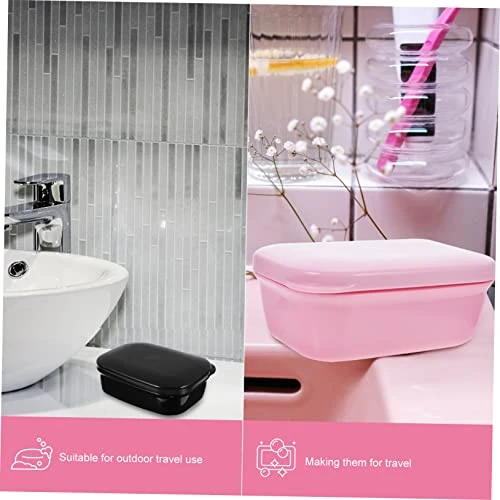 4pcs Box Soap Box Plastic Storage Boxes Plastic Tub With Lid Plastic Trays Dispenser Travel Containers Soap Container Travel Soap Box Soap Box With Cover Travel Supplies Protector 5 4pcs Box Soap Box Plastic Storage Boxes Plastic Tub With Lid Plastic Trays Dispenser Travel Containers Soap Container Travel Soap Box Soap Box With Cover Travel Supplies Protector - Image 3