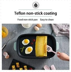 Electric Hot Pot Household Cooking Pot Barbecue Pot Hot Pot Detachable And Replaceable Electric Grill Adjustable Temperature Food -Wilton Shop 51gy54f9uXL