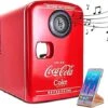 Coca-Cola KWC4-BT Compact Refrigerator, Red/White -Wilton Shop 51gyYotCQdL