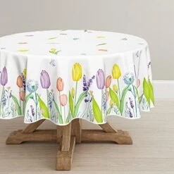 Spring Summer Cloth Napkins 18 X 18 Inch, Easter Watercolor Wild Flowers Tulip Lavender Blooming Floral Party Dinner Decoration Washable Napkins Set Of 4 -Wilton Shop 51h1GaOtmsL. AC