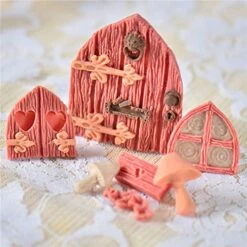 GENERIC Silicone Mold 3D Fairy House Door Cake Mold Chocolate Mold Baking Mold Candy Making Fondant Tool Cake Decor -Wilton Shop 51hIAizYXxL