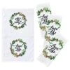 Kitchen Designers Set Of 4 Soft Cotton Dish Towels, 15 In X 25 In, Love Life -Wilton Shop 51hbMSAhBuL