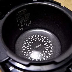 CRP-HZ0683FR | 6-Cup (Uncooked) Induction Heating Pressure Rice Cooker | 13 Menu Options, Auto-Clean, Voice Guide, Made In Korea | Black/Red -Wilton Shop 51hqN18qvrL