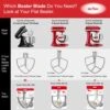 Flex Edge Beater For Kitchenaid Kitchen Aid Mixer Accessory, Kitchen Aid Attachments For Mixer, Fits Tilt-Head Stand Mixer Bowls For 4.5-5 Quart Bowls,Beater With Flexible Silicone Edges -Wilton Shop 51htW70BrRL