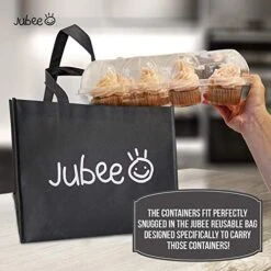 6 Cupcake Disposable Plastic Containers – 12 Compartment Clear Holders For Regular Sized Muffins, Bulk Of Dozen Count Boxes -Wilton Shop 51i2jX01GaL