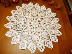 Cotton Handmade Crochet Lace Tablecloth Doilies Doily,Round,White,20 Inch,2PC -Wilton Shop 51iK0mhcVRL. AC