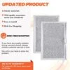 5304464105 WB06X10608 Microwave Grease Filter Screen 5304478913 By Beaquicy - Replacement For Frigid-aire Microwave Oven - Pack Of 2