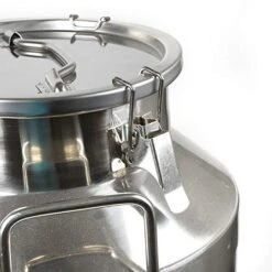 60L Stainless Steel Farm Milk Can Wine Pail Dairy Pot Bucket Tote Jug Milk Bottle Oil Barrel Tea Canister Silicone Seal With Carry Handle USA Stock -Wilton Shop 51icRl63X3L