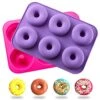 A-XINTONG 3PCS 6-Cavity Silicone Donut Mold,Baking Pan DIY Doughnuts Mould Maker Non-stick Baking Pastry Chocolate Cake Dessert DIY Decoration Tools For Donuts Bagels Muffins Donuts Maker -Wilton Shop 51iqg5DWiaL