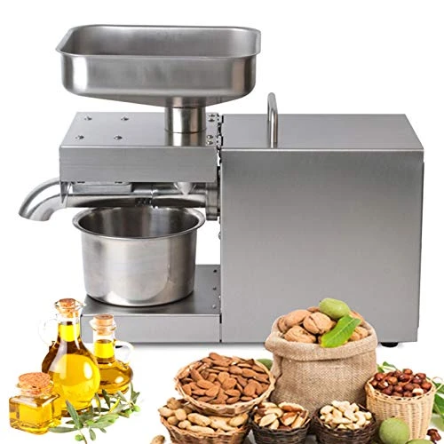 110V 600W Auto Oil Press Machine, Commercial Olive Extractor Expeller Stainless Steel Hot/Cold Oil Extractor For Peanut Nuts Walnut Seed Olive 3 110V 600W Auto Oil Press Machine, Commercial Olive Extractor Expeller Stainless Steel Hot/Cold Oil Extractor For Peanut Nuts Walnut Seed Olive