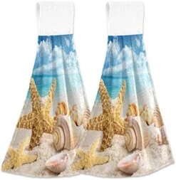 2 Pcs Kitchen Towel, Peach Fruit Absorbent Towel Hanging Towel Hand Towel -Wilton Shop 51jSSoAVgRL. AC
