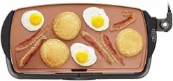 Bella Electric Ceramic Titanium Griddle, Make 10 Eggs At Once, Healthy-Eco Non-stick Coating, Hassle-Free Clean Up, Large Submersible Cooking Surface, 10.5" X 20", Copper/Black 19 Bella Electric Ceramic Titanium Griddle, Make 10 Eggs At Once, Healthy-Eco Non-stick Coating, Hassle-Free Clean Up, Large Submersible Cooking Surface, 10.5" X 20", Copper/Black -Wilton Shop 51jb0yhhkAL. AC
