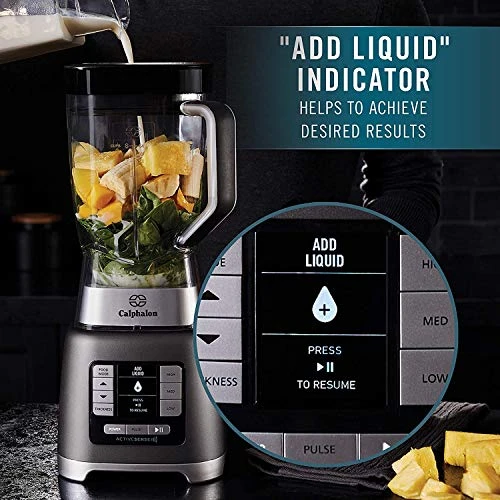 Blender For Shakes, Smoothie, Salsa, Milkshake, Frozen Drinks, And Juices With 68-oz BPA-Free Tritan Jar And 24-oz Portable Blender Bottle, ActiveSense 1200-Watt Motor, Dark Stainless Steel 7 Blender For Shakes, Smoothie, Salsa, Milkshake, Frozen Drinks, And Juices With 68-oz BPA-Free Tritan Jar And 24-oz Portable Blender Bottle, ActiveSense 1200-Watt Motor, Dark Stainless Steel - Image 5