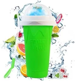 Slushie Maker Cup, Magic Quick Frozen Smoothies Cup Cooling Cup Double Layer Squeeze Cup Slushy Maker Cup, Homemade Milk Shake Ice Cream Maker DIY It For Children And Family -Wilton Shop 51jcT4AKQzL. AC