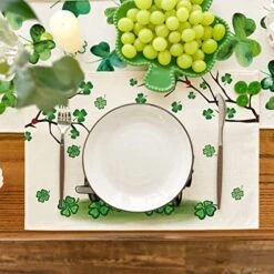 Truck Shamrock Lucky Branch St. Patrick's Day Placemats Set Of 4, 12x18 Inch Seasonal Spring Table Mats For Party Kitchen Dining Decoration 10 Truck Shamrock Lucky Branch St. Patrick's Day Placemats Set Of 4, 12x18 Inch Seasonal Spring Table Mats For Party Kitchen Dining Decoration -Wilton Shop 51jgKPJ5hsL