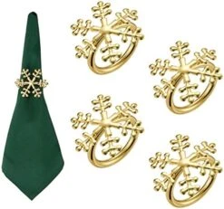 Fall Napkin Rings Set Of 4 - Easter Napkin Rings Silver Leaf Napkin Rings For Casual Place Settings, Holiday Family Dinner, Wedding -Wilton Shop 51k MzciagL. AC