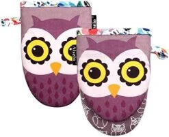 Mini Oven Mitts,2pk - Silicone Little Kitchen Gloves, Heat Resistant With Non-Slip Grip And Soft Quilted Cotton Lining For Safe Backing Cooking Barbecue (Green, 2) -Wilton Shop 51k0ZtDoM1L. AC