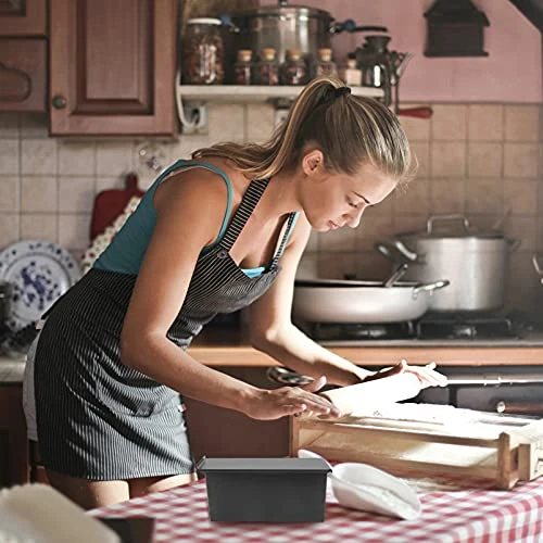 Bread Loaf Pan With Lid, Non- Stick Bread Pan Stainless Steel Toast Pan For Baking Bread, Black Bread Toast Loaf Baking Pans Loaf Bakeware For Oven Baking ( 450g ) Loaf Baking Pans 8 Bread Loaf Pan With Lid, Non- Stick Bread Pan Stainless Steel Toast Pan For Baking Bread, Black Bread Toast Loaf Baking Pans Loaf Bakeware For Oven Baking ( 450g ) Loaf Baking Pans - Image 6