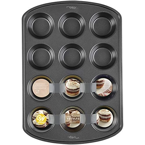 Wilton Perfect Results Premium Non-Stick 9-Inch Fluted Tube Pan & Perfect Results Premium Non-Stick Bakeware Muffin Pan & Cupcake Pan, 12-Cup, Steel 8 Wilton Perfect Results Premium Non-Stick 9-Inch Fluted Tube Pan & Perfect Results Premium Non-Stick Bakeware Muffin Pan & Cupcake Pan, 12-Cup, Steel - Image 6
