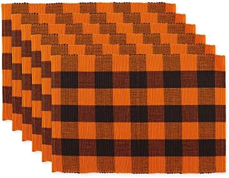 Buffalo Check Collection, Classic Farmhouse Tabletop Set, Placemat Set, 13x19, Antique Green, 6 Piece 11 Buffalo Check Collection, Classic Farmhouse Tabletop Set, Placemat Set, 13x19, Antique Green, 6 Piece - Image 9