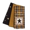By Audrey's Country Primitive Simple Pleasures Star And Berries Vine Dishtowel Set Of 3 Cotton Tea Towels