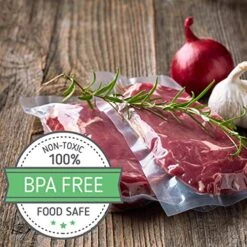 Vacuum Sealer Bags. 100 Gallon Bags 11x16 Inch. Commercial Grade Food Saving Bags. BPA Free. Compatible With Foodsaver, Perfect For Sous Vide. -Wilton Shop 51km1VL72PL