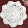 6PCS 8" Round Crochet Lace Doily White 100% Cotton Handmade, Set Of 6 Pieces -Wilton Shop 51kwJa0k0lL