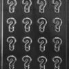 L069 Question Mark Chocolate Candy Mold With Exclusive Molding Instructionsu