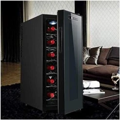 Multifunctional Wine Cabinet, Red, White, Champagne Cooler, Counter Wine Cellar, Suitable For Champagne Bottles, Freestanding And Built-in -Wilton Shop 51lEFOHA9VL