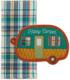 Gift Set Collection Kitchen Set, Potholder & Dishtowel Set, Lemon Plaid, 2 Piece -Wilton Shop 51lF7t7A9wL. AC