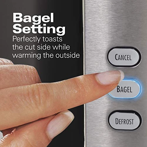 Hamilton Beach 2-Slice Non-Stick Belgian Waffle Maker & 2 Slice Extra Wide Slot Toaster With Shade Selector, Toast Boost, Auto Shutoff, Black (22633) 7 Hamilton Beach 2-Slice Non-Stick Belgian Waffle Maker & 2 Slice Extra Wide Slot Toaster With Shade Selector, Toast Boost, Auto Shutoff, Black (22633) - Image 5