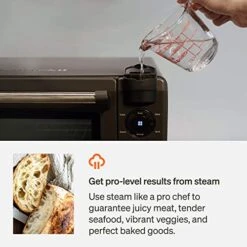 Smart Oven Pro, 6-in-1 Countertop Convection Oven - Steam, Toast, Air Fry, Bake, Broil, And Reheat - Smartphone Control Steam & Air Fryer Oven Combo - With Meal Subscription Credit ($50 Value) - WiFi Required -Wilton Shop 51lMuDwgIZL