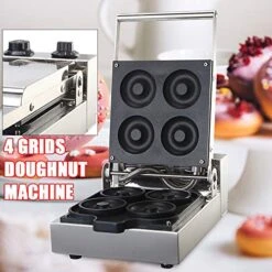 110v Commercial Doughnut Machine Nonstick Stainless Steel Electric Baker Snack Maker 4 Grids Fast Out Of The Oven 15 110v Commercial Doughnut Machine Nonstick Stainless Steel Electric Baker Snack Maker 4 Grids Fast Out Of The Oven -Wilton Shop 51lRGSun1jL
