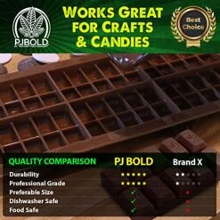 Small Leaf Chocolate Bar Silicone Candy Mold Trays, 2 Pack -Wilton Shop 51lcCyrYfRL