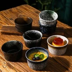 Qeeadeea Ramekins 4 Oz Oven Safe, Creme Brulee Ramekins, Souffle Cups, Souffle Dishes For Oven-black And Gray-Set Of 8 21 Qeeadeea Ramekins 4 Oz Oven Safe, Creme Brulee Ramekins, Souffle Cups, Souffle Dishes For Oven-black And Gray-Set Of 8 -Wilton Shop 51lfK3RRZNL