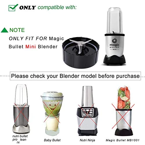 Replacement Part Compatible With Magic Bullet Mini Blender,Spare Cross Blade Compatible With Magic Bullet Mini Juicer, Mixer And Food Processor 6 Replacement Part Compatible With Magic Bullet Mini Blender,Spare Cross Blade Compatible With Magic Bullet Mini Juicer, Mixer And Food Processor - Image 4