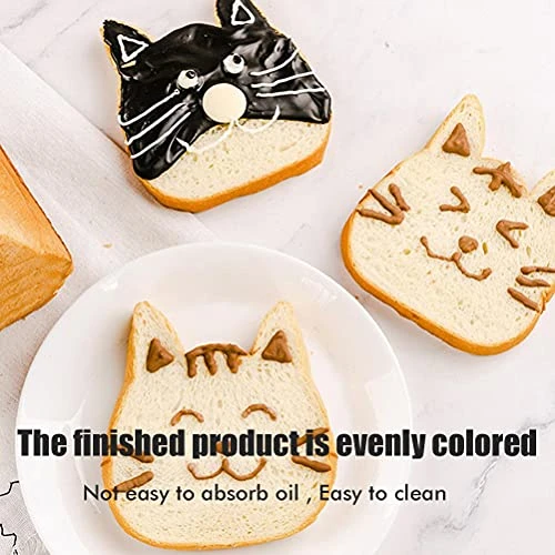 Bread Pan For Baking - Aluminized Bread And Loaf Tins Non Stick Bread Mold Cute Cat Shaped Loaf Pan Baking Tool For DIY Cakes Biscuits (12.7*12*11cm) 6 Bread Pan For Baking - Aluminized Bread And Loaf Tins Non Stick Bread Mold Cute Cat Shaped Loaf Pan Baking Tool For DIY Cakes Biscuits (12.7*12*11cm) - Image 4