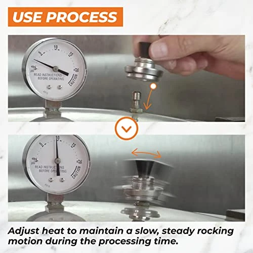 50332 Canner Pressure Regulator For Presto Pressure Cooker Canner,fit 5-10-15lb Weight Models 0175001, 0175510, 0178107, 0178410 For 6qt/8qt/12qt/16qt/18qt/20qt/21qt/22qt/23qt 7 50332 Canner Pressure Regulator For Presto Pressure Cooker Canner,fit 5-10-15lb Weight Models 0175001, 0175510, 0178107, 0178410 For 6qt/8qt/12qt/16qt/18qt/20qt/21qt/22qt/23qt - Image 5