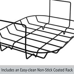 Chantal Stainless Steel Roasting Pan With Non Stick Roasting Rack, 15.5"x12.25"x4" (SL60-38RKC) -Wilton Shop 51m3VSWe3OL