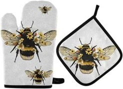 Mardi Gras Oven Mitt Pot Holder Gift Set Carnival Masquerade Mask Necklace Funny Cooking Glove Kitchen Potholder BBQ For Baking -Wilton Shop 51mJvKZ8oRL. AC