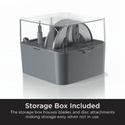 Ninja NF705BRN Professional XL Food Processor, 1200 Peak-Watts. 4 Functions For Chopping, Slicing/Shredding, Purees, Dough. 12-Cup Processor Bowl, 2 Blades/Discs, Feed Chute/Pusher, Storage Box, Black 10 Ninja NF705BRN Professional XL Food Processor, 1200 Peak-Watts. 4 Functions For Chopping, Slicing/Shredding, Purees, Dough. 12-Cup Processor Bowl, 2 Blades/Discs, Feed Chute/Pusher, Storage Box, Black -Wilton Shop 51mgaGphrNL