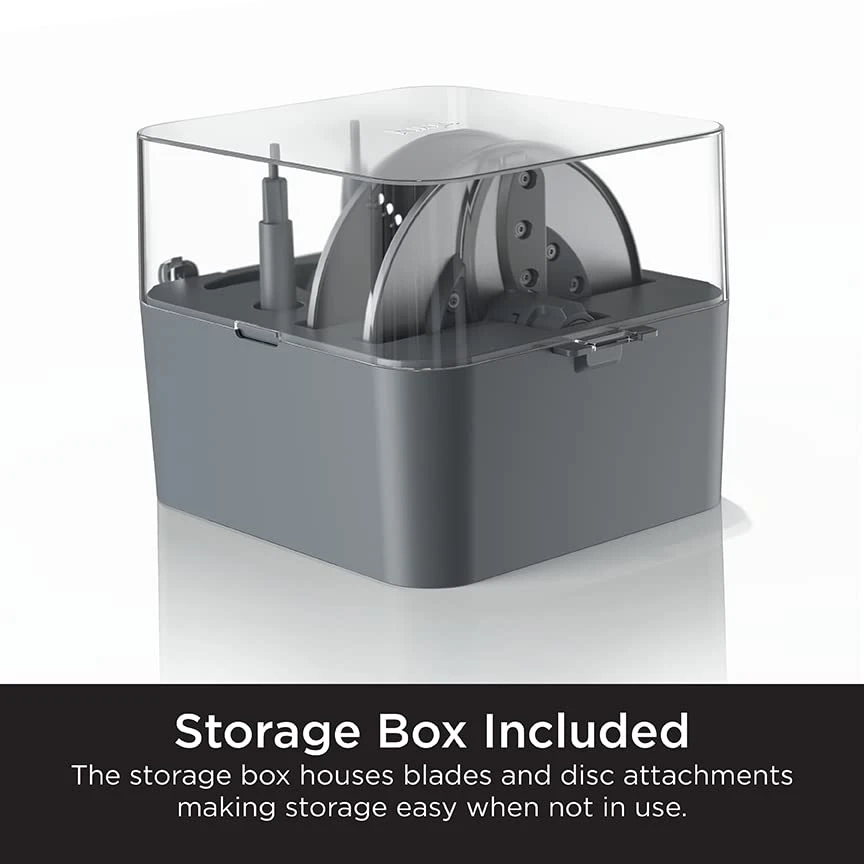 Ninja NF705BRN Professional XL Food Processor, 1200 Peak-Watts. 4 Functions For Chopping, Slicing/Shredding, Purees, Dough. 12-Cup Processor Bowl, 2 Blades/Discs, Feed Chute/Pusher, Storage Box, Black 6 Ninja NF705BRN Professional XL Food Processor, 1200 Peak-Watts. 4 Functions For Chopping, Slicing/Shredding, Purees, Dough. 12-Cup Processor Bowl, 2 Blades/Discs, Feed Chute/Pusher, Storage Box, Black - Image 4