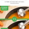 Scratch Resistance Immersion Blender, Stick Blender With 800 Watts Heavy Duty & Low-Noise DC Motor, Variable Speed Hand Blender For Soups, Sauces, Smoothies, Baby Food, Titanium Blades, BPA-Free -Wilton Shop 51mmHA6L7YL