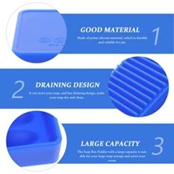 Soap Holder, Portable Soap Box With Lid, Bar Soap Case Travel Soap Container For Travel Leakproof Soap Box With Perforations -Wilton Shop 51mngsQXf4L