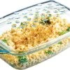Clear Glass Rectangle Roaster Pan With Lid, Raised Ridges For Fat Free Cooking, Durable Borosilicate Glass, Microwave And Dishwasher Safe, Made In Europe, 3 Qt Oblong Baking Dish -Wilton Shop 51mpZsGrFuS