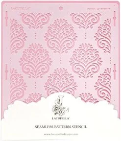 Acupella Cake Stencil - Seamless Delicate Pattern For Decorating Tall Double Barrel Cake To Use With Buttercream, Royal Icing, Ganache, Paint, Airbrush (Deidra) 20 Acupella Cake Stencil - Seamless Delicate Pattern For Decorating Tall Double Barrel Cake To Use With Buttercream, Royal Icing, Ganache, Paint, Airbrush (Deidra) -Wilton Shop 51muK2yYjKL. AC