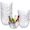Ice Bucket - Ice Buckets For Parties - Champagne Bucket - Clear Acrylic Beer Bucket 3.5 Liter - Ice Bucket For Beer, Wine And Champagne - 16pk Bulk -Wilton Shop 51mucediufL