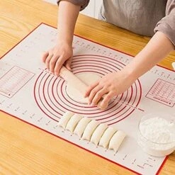 Large Silicone Pastry Mat 28"x20" Non-Slip Silicone Baking Mat With Measurement, Counter Mat, Dough Rolling Mat, Oven Liner, Pie Crust Mat -Wilton Shop 51nRy1TWpxL