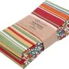 Uvanti Cloth Napkins Set Of 6 Cotton 100%, 18x18 Inches Napkins Cloth Washable, Soft, Absorbent. Cotton Napkins For Parties, Christmas, Thanksgiving, Weddings, Dinner Napkins Cloth - Multi Stripe -Wilton Shop 51nv2FmRbNL