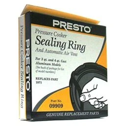 Presto Pressure Cooker Sealing Ring/Gasket And Air Vent 09909